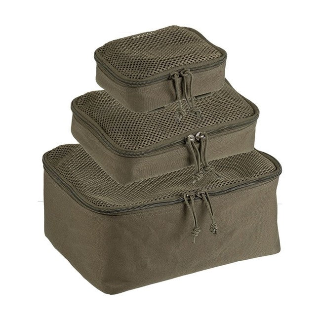 Mil-Tec Molle Pouch Set 3-Piece, Olive