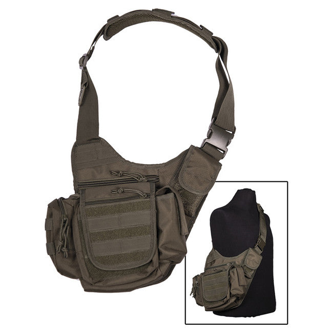 Mil-Tec Multifunctional Molle Shoulder Bag, Olive