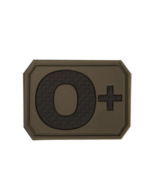 Mil-Tec 3D Patch Blood Type 0+ Green