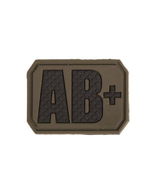Mil-Tec 3D Blood Type AB+ Patch, Green