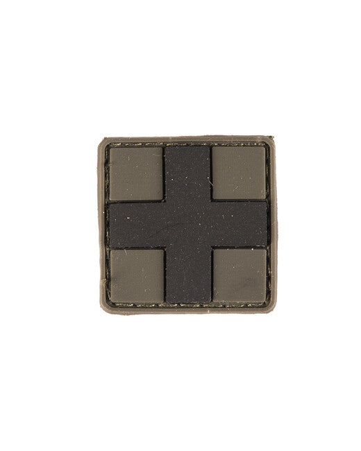 Mil-Tec 3D First Aid PVC Patch, Olive, Small