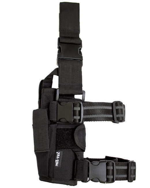Mil-Tec Adjustable Leg Holster, Black