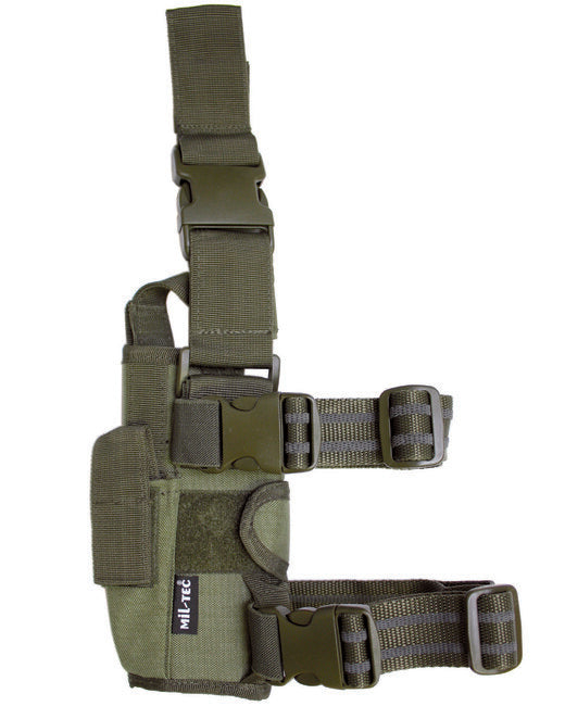Mil-Tec Adjustable Leg Holster, Olive