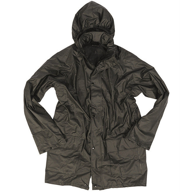Mil-Tec Rain Jacket, Black