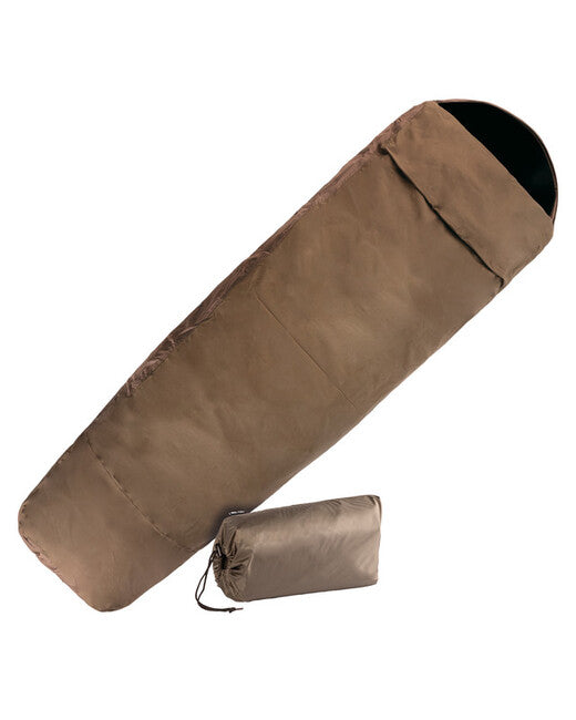 Mil-Tec Cover Waterproof Three-Layer Sleeping Bag, Coyote