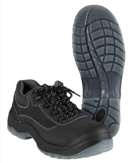 Mil-Tec Low Work Boots with Plastic Toe, Black
