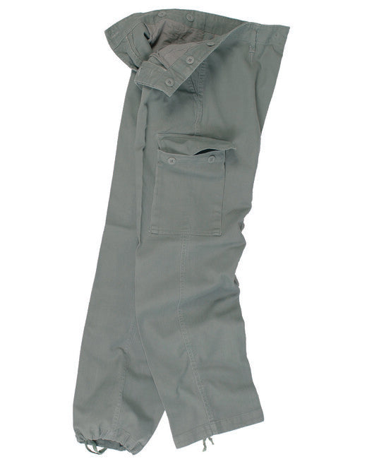 Mil-Tec BW Moleskin Trousers, Olive, Pre-washed