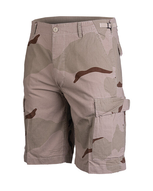 Mil-Tec US BDU Shorts Rip-Stop Pre-Washed 3-Color Desert