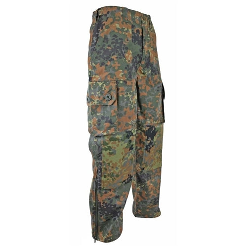 Mil-Tec Light Weight Trousers with Knee Pads, Flecktarn
