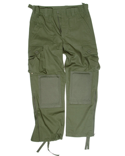 Mil-Tec Light Weight Trousers with Knee Pads, Olive