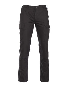 Mil-Tec US BDU SLIM FIT črne polne hlače rip-stop