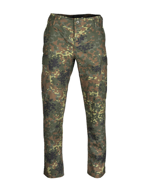 Mil-Tec US BDU SLIM FIT Pants, Flecktarn