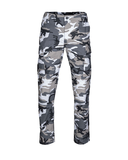 Mil-Tec US BDU Slim Fit Field Rip-Stop Trousers, Urban