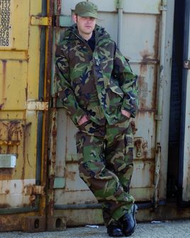 Mil-Tec US MT-plus Trousers, Woodland Trilaminate
