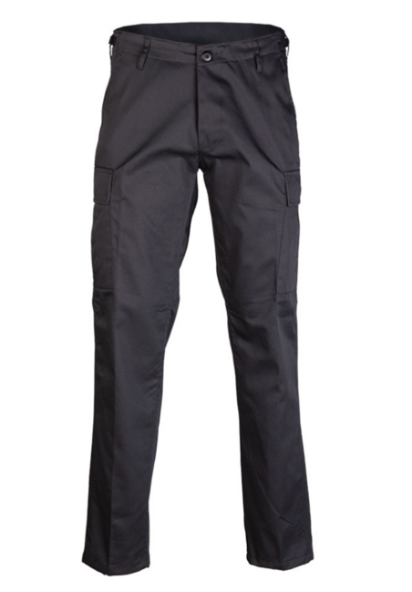 Mil-Tec US Ranger BDU Straight Cut Trousers, Black