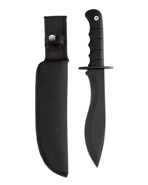 Mil-Tec US SPEC Combat Knife Machete Blade Black with Sheath