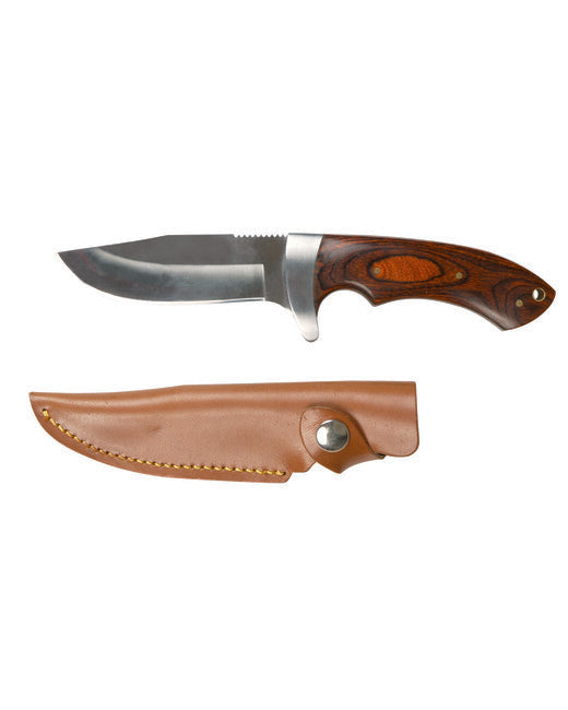 Mil-Tec Hunting Knife with Wooden Handle