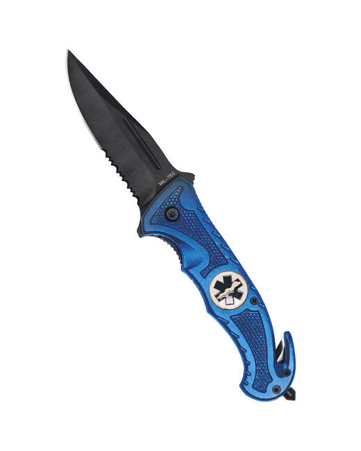 Mil-Tec Rescue Knife, Navy Blue