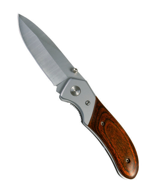 Mil-Tec Folding Knife, Wooden Handle