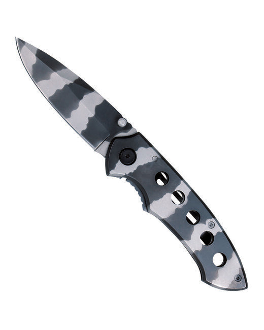 Mil-Tec Folding Knife with Clip Urban Camo