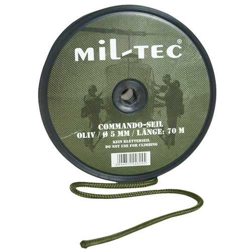 Mil-Tec OD Commando Rope 5mm (70m)