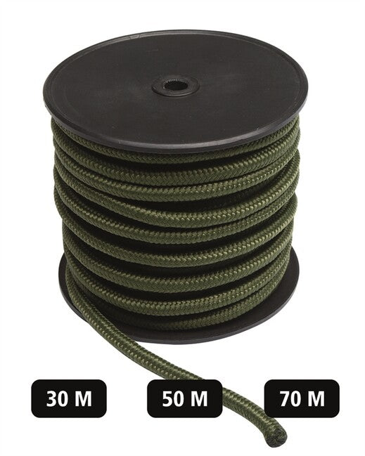 Mil-Tec OD 9 MM Commando Rope (30 M)