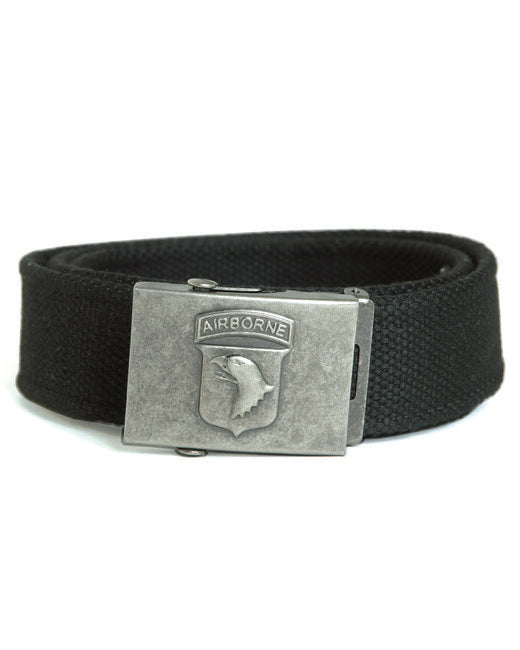Mil-Tec Airborne 101 Belt, Black, 40mm