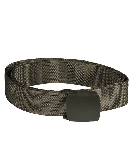 Mil-Tec Trouser Belt QUICK with Plastic Buckle, Olive
