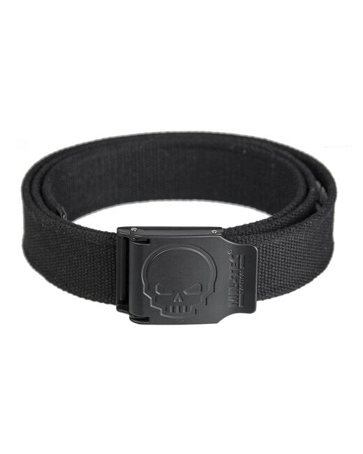 Mil-Tec Buckle Skull 40mm Black Belt
