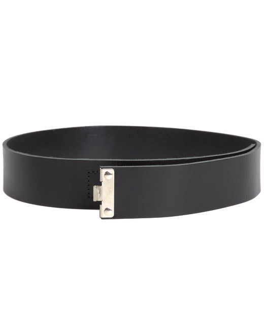 Mil-Tec RW Leather Belt Without Buckle, Black Repro