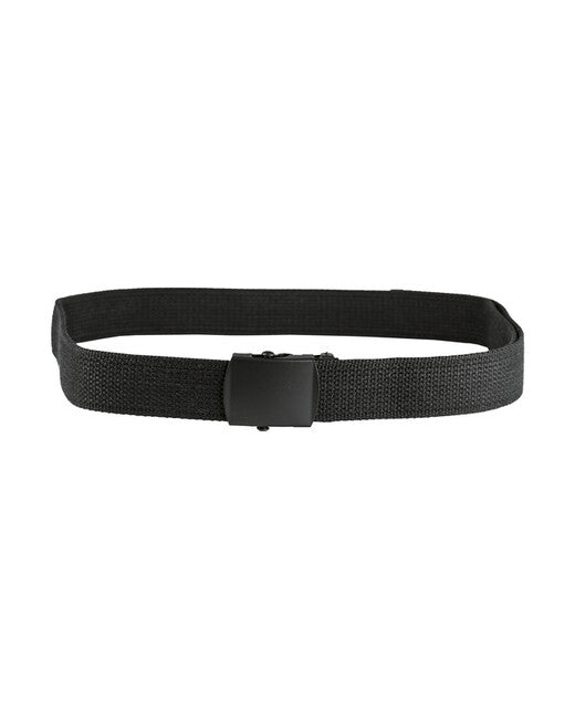 Mil-Tec US Belt with Black Buckle, Black