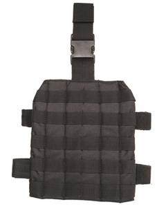 Mil-Tec Molle Leg Panel, Black