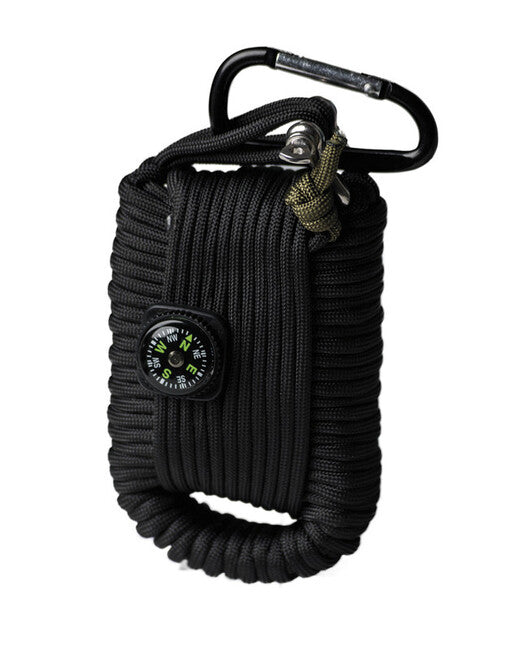 Mil-Tec Paracord Survival Kit Large, Black