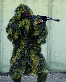 Mil-Tec Parka maskovacia SNIPER GHILLIE woodland