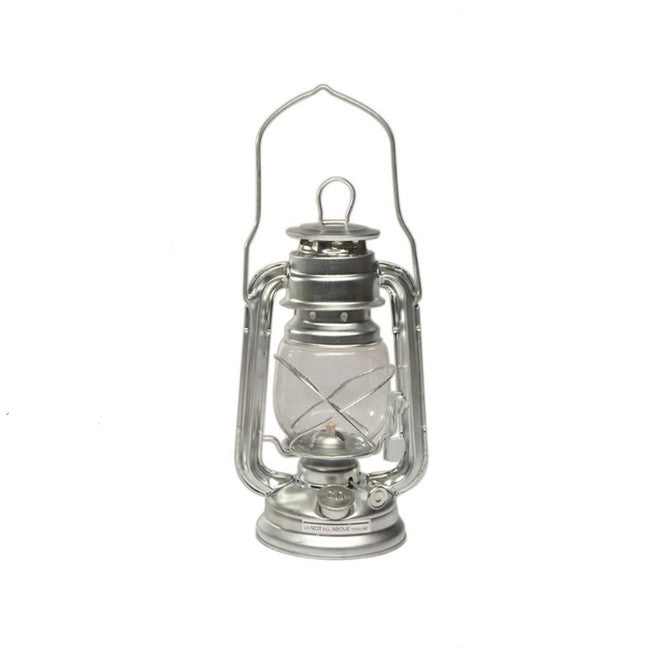 Mil-Tec Petrol Lantern Galvanized Small 23cm