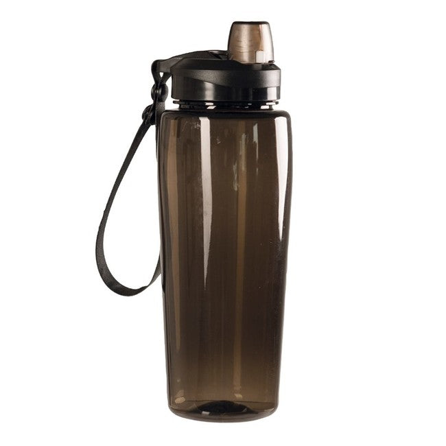 Mil-Tec Plastic Bottle 0.6L, Clear-Smoke