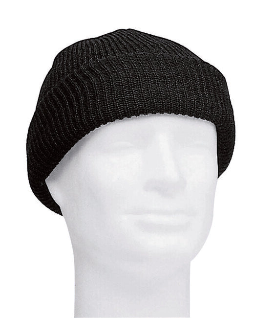 Mil-Tec US WATCH Knitted Wool Beanie, Black