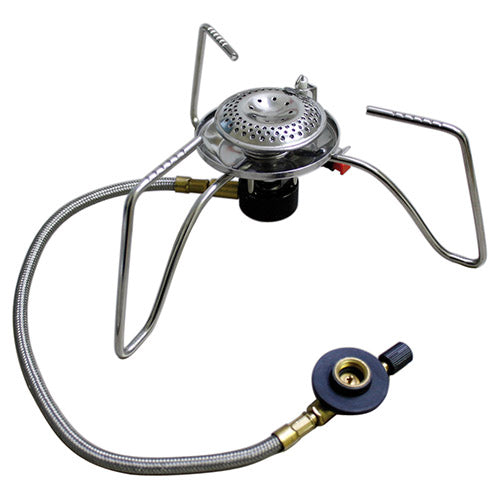 Mil-Tec Gas Burner with Hose for Screw Cartridge 3500W