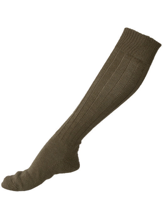 Mil-Tec BW Knit Socks, Olive