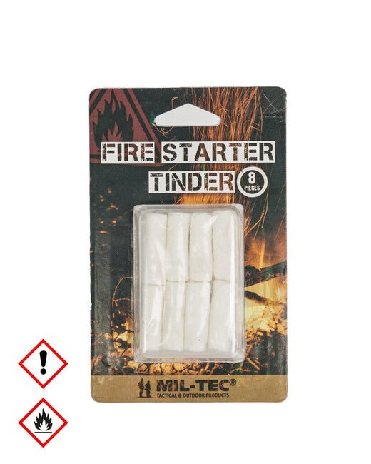 Mil-Tec Fire Starter Tinder, 8 pieces