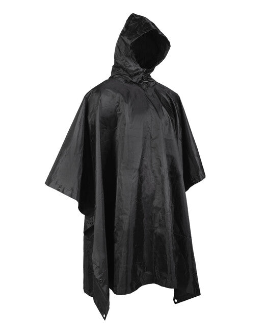 Mil-Tec Poncho BASIC Rip-Stop, Black