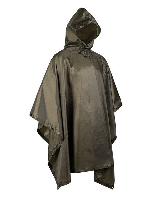 Mil-Tec Basic Rip-Stop Poncho, Olive