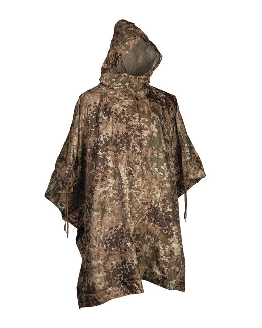 Mil-Tec US Rip-Stop Poncho, Arid Fleck
