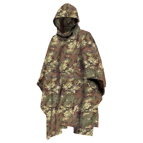 Mil-Tec Poncho US Rip-Stop Vegetato Woodland