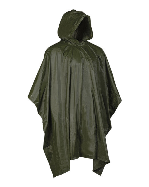 Mil-Tec Poncho Vinyl, Green