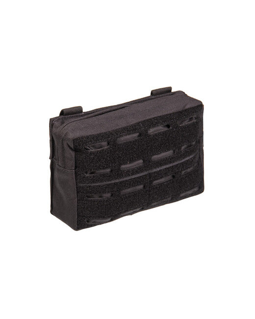 Mil-Tec Small Pouch LASER CUT Horizontal MOLLE, Black