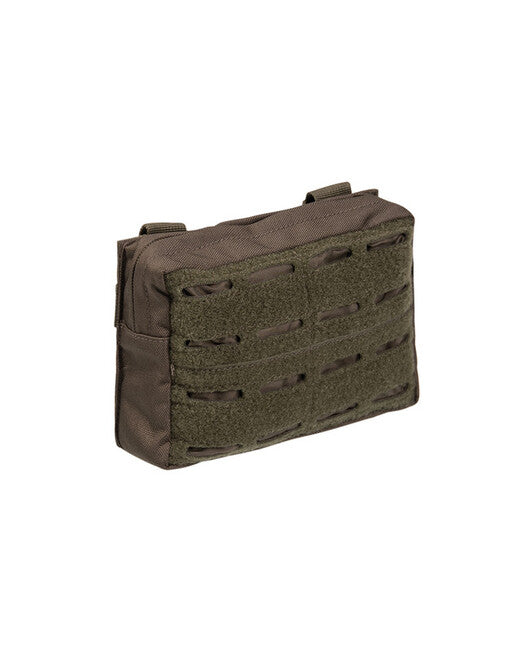 Mil-Tec Small Pouch LASER CUT Horizontal MOLLE Green