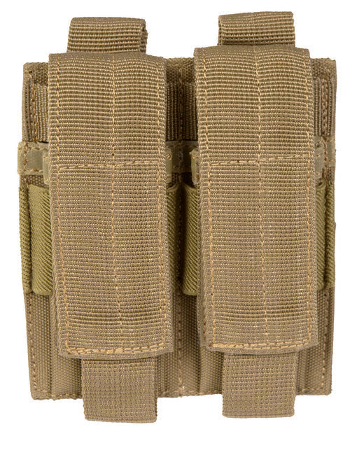 Mil-Tec Double Magazine Pouch, Coyote Brown