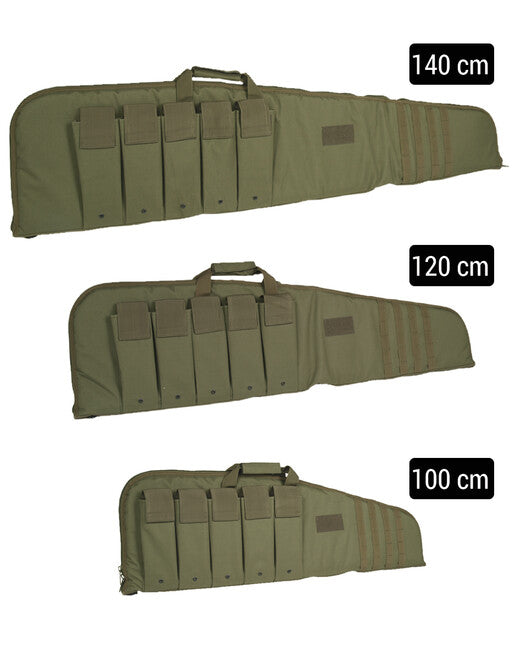 Mil-Tec Modular Rifle Case with Sling 140 cm, Olive