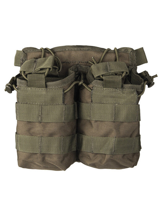 Mil-Tec M4/M16 Double Magazine Pouch, Olive